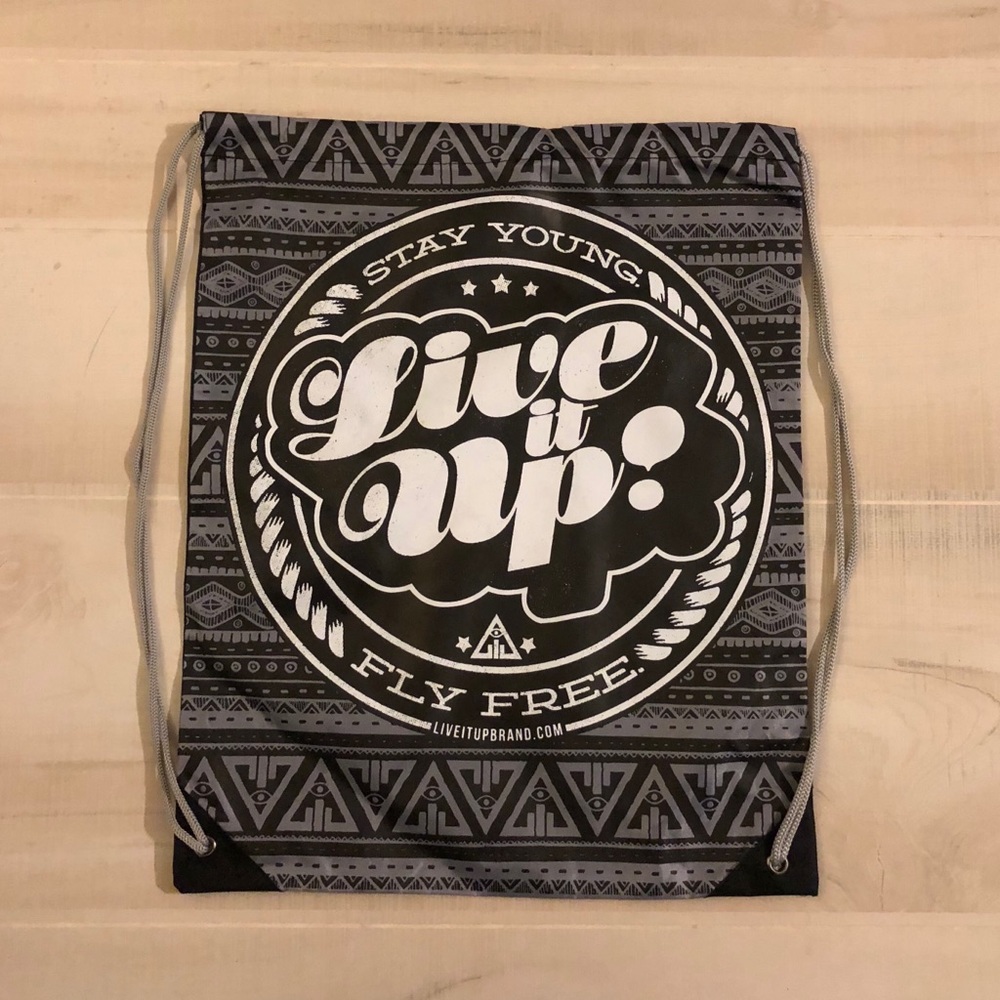 Live It Up Drawstring Bag